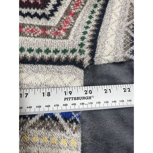 Vtg Abercrombie & Fitch Small‎ Red The Big Sweater Heavyweight Ramie Dad Grandpa - Picture 4 of 7